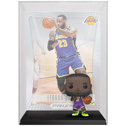 NBA LeBron James Pop! Trading Card Figure with Case