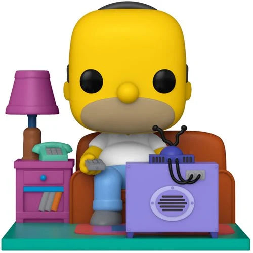 Simpsons Homer Watching TV Deluxe Pop! Vinyl Figure