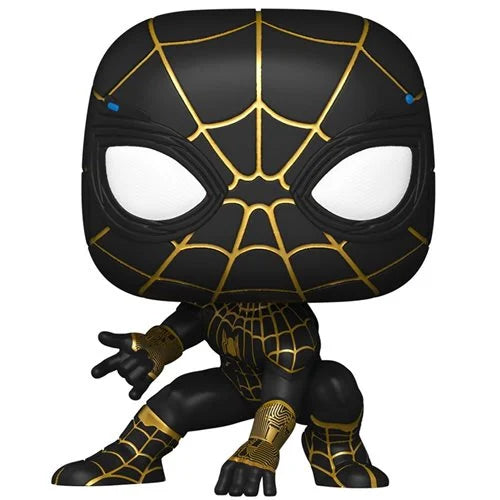 Spider-Man: No Way Home Spider-Man Black and Gold Suit Pop! Vinyl Figure