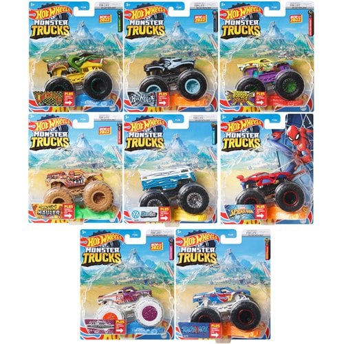 Hot Wheels Monster Truck 1:64 Scale Vehicle Mix 11 Case