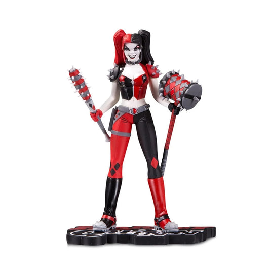 Harley Quinn Red White and Black Statue Amanda Conner Statue