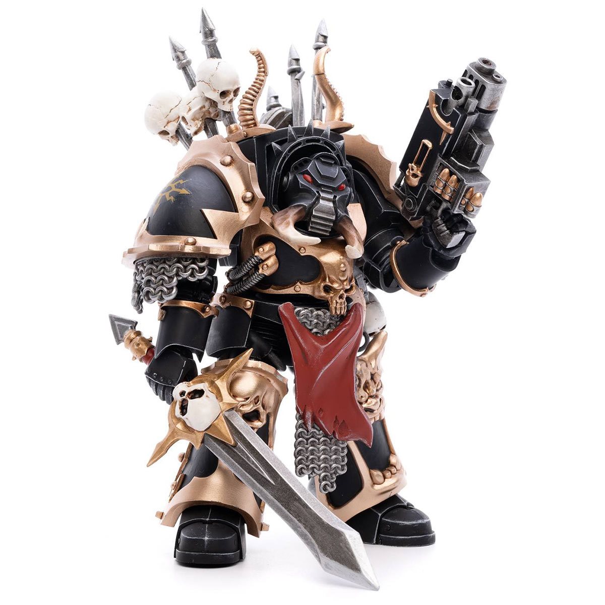Joy Toy Warhammer 40,000 Chaos Space Marines Black Legion Chaos Terminator Brother Gnarl 1:18 Scale Action Figure