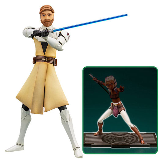 Star Wars: The Clone Wars Obi-Wan Kenobi ARTFX+ 1:10 Scale Statue - ReRun