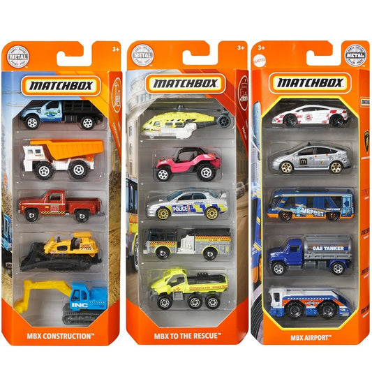 Matchbox Car Collection 5-Pack 2022 Mix 1 Vehicle Case of 12