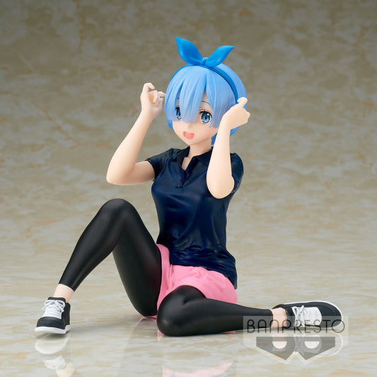 Re:Zero Starting Life in Another World Rem Training Style Version Relax Time Statue