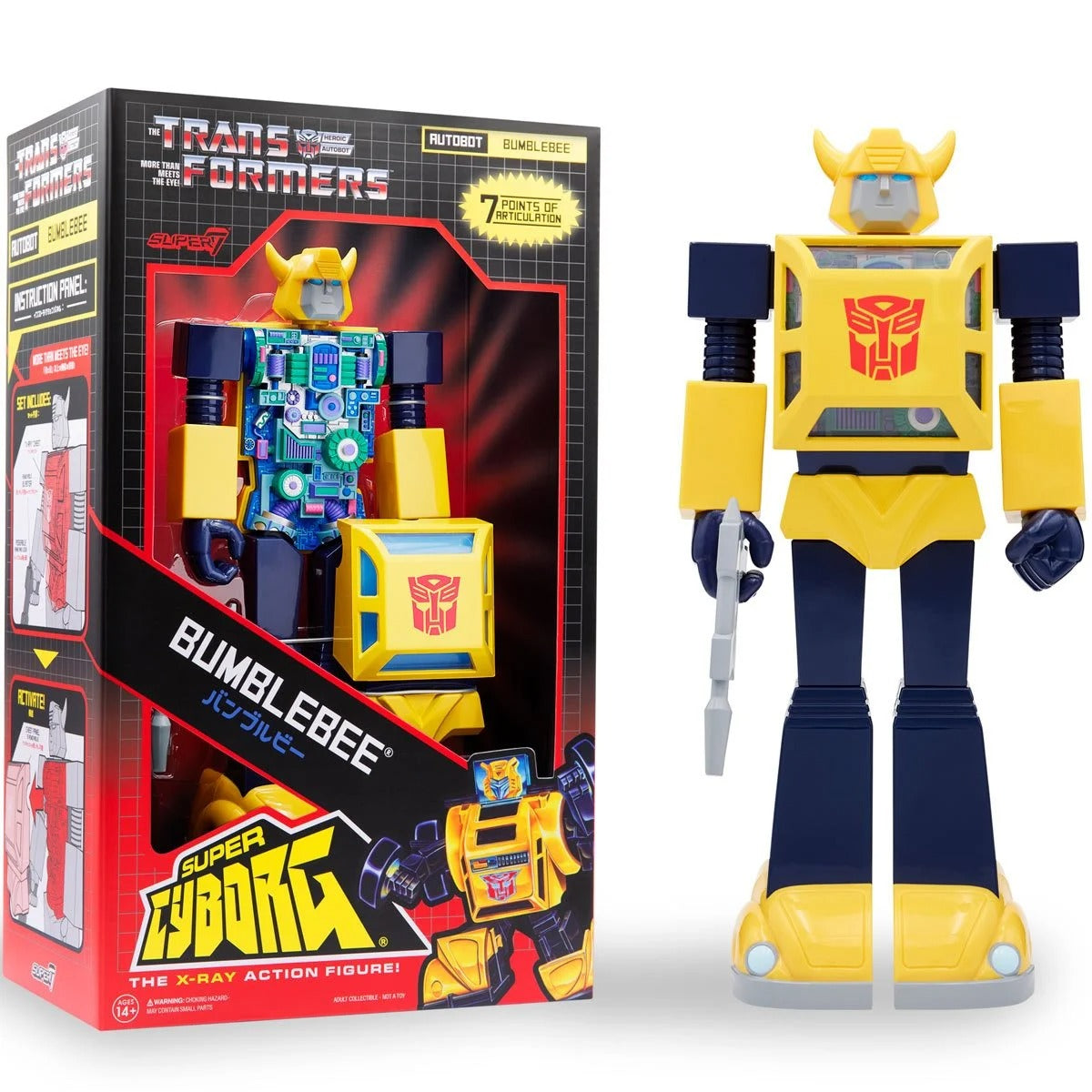 Transformers Bumblebee Super Cyborg Vinyl Figure - Color