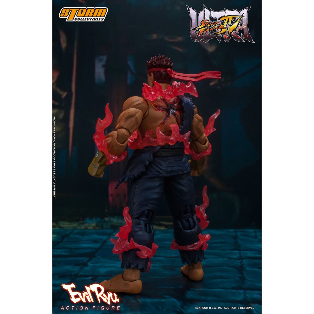 Ultimate Street Fighter IV Evil Ryu 1:12 Scale Action Figure